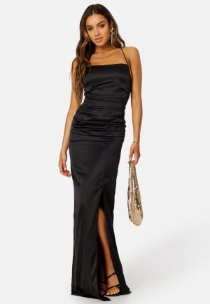 Se Bubbleroom Occasion Alda Strap Gown Black 38 ved Bubbleroom