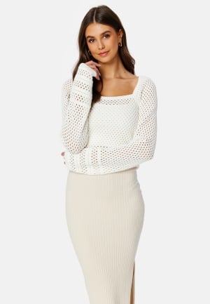 Se BUBBLEROOM Varley crochet top Offwhite M ved Bubbleroom