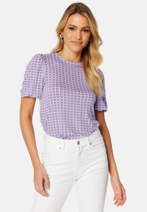 Happy Holly Noella top Purple / Floral 32/34