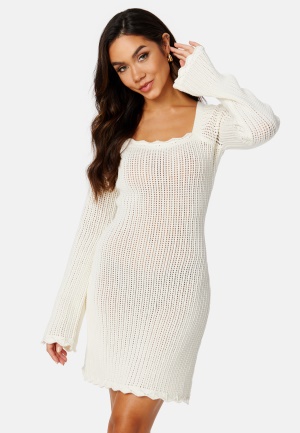 Se BUBBLEROOM Wren crochet dress White XL ved Bubbleroom