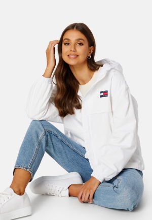 TOMMY JEANS Chicago Windbreaker YBR WHITE S