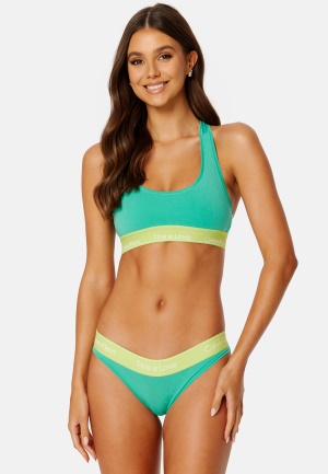 Se Calvin Klein Unlined Bralette 9T7 Aqua Green XS ved Bubbleroom