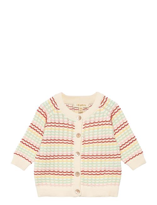 Se Soft Gallery Sgeaston Light Stripes Cardigan Soft Gallery Patterned ved Booztlet