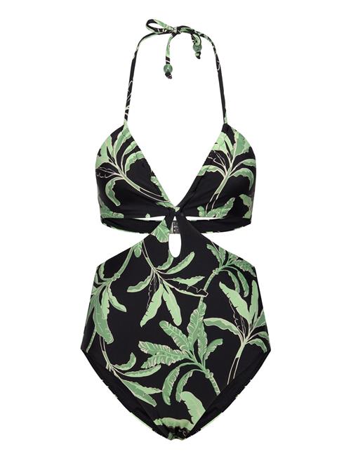 Palm Paradise Drawstring Piece Seafolly Black