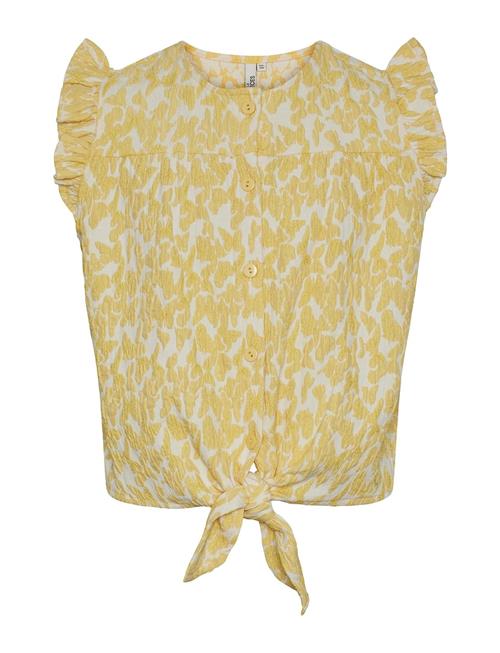 Little Pieces Pkmaya Sl Tie Top Little Pieces Yellow