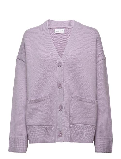 Se Samsøe Samsøe Keik Cardigan 11250 Samsøe Samsøe Purple ved Booztlet