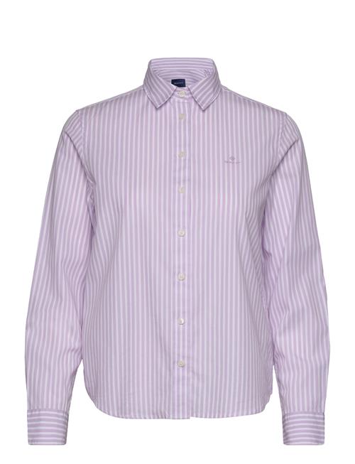 GANT Reg Broadcloth Striped Shirt GANT Pink