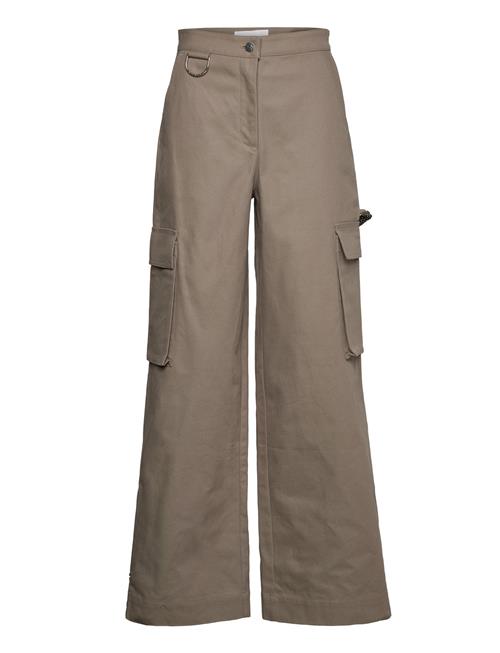 Canvas Wide Cargo Pants REMAIN Birger Christensen Beige