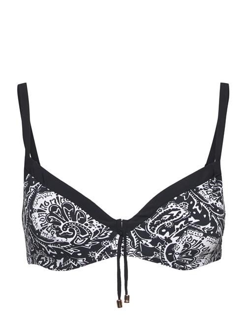 Chantelle Beach Flowers Bikini Covering Underwired Bra Chantelle Beach Black