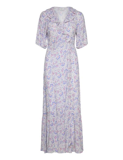 Dante6 Jamilla Printed Wrap Dress Dante6 Blue