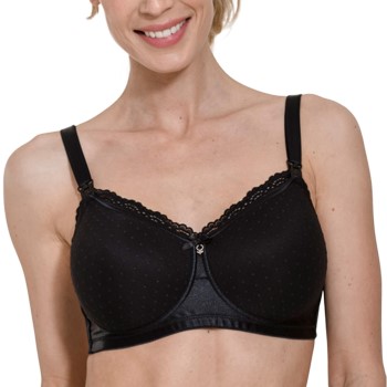 Abecita Bh Mama Padded Maternity Soft Bra Sort polyamid B 70-75 Dame