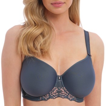 Fantasie Bh Aubree T-shirt Moulded Spacer Bra Grå/Rosa E 75 Dame