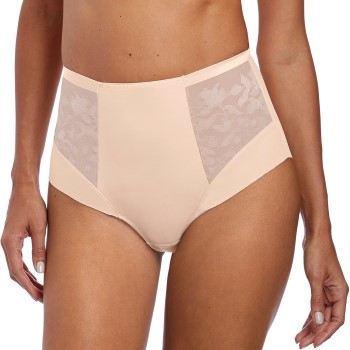 Fantasie Trusser Illusion High Waist Brief Beige Small Dame