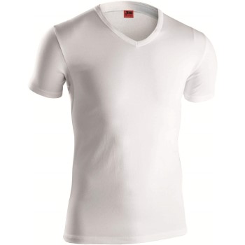 JBS Basic 13720 T-shirt V-neck Hvid bomuld Large Herre