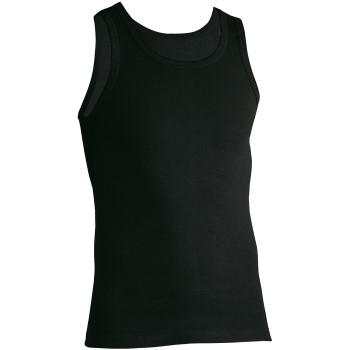 Se JBS Basic Tanktop Sort bomuld Large Herre ved Timarco