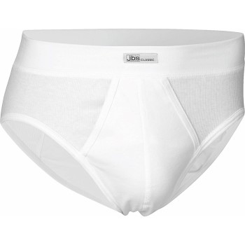 JBS Classic Brief 390-12 Hvid bomuld Large Herre