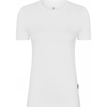 Se JBS of Denmark Bamboo Blend Slim Tee Hvid X-Small Dame ved Timarco