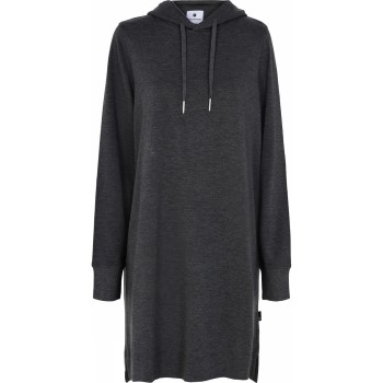 Se JBS of Denmark Bamboo Hoodie Dress Mørkgrå  X-Small Dame ved Timarco