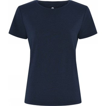 JBS of Denmark Basic Tee Bamboo Blend FSC Marineblå Small Dame