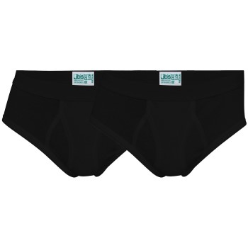 JBS 2P Organic Cotton Brief Sort økologisk bomuld Small Herre