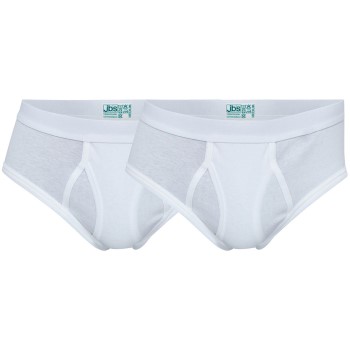 JBS 2P Organic Cotton Brief Hvid økologisk bomuld Small Herre