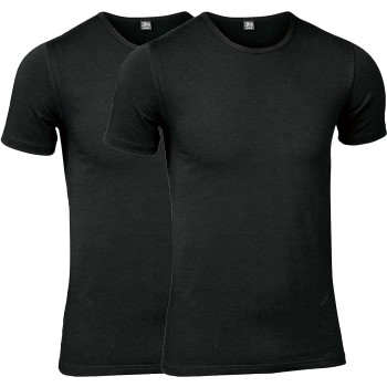 Se JBS 2P Organic Cotton Crew Neck T-shirt Sort økologisk bomuld Small Herre ved Timarco