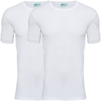 Se JBS 2P Organic Cotton T-Shirt Hvid økologisk bomuld Medium Herre ved Timarco