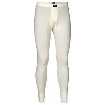 JBS Lange underbukser Wool Long Johns With Fly Creme uld Medium Herre