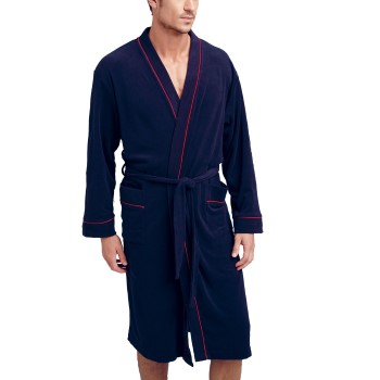 Jockey Bath Robe Fashion Terry S-2XL Marineblå Large Herre