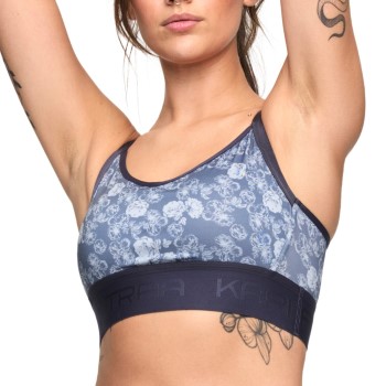 Kari Traa Bh Fröya Wool Sports Bra Blå polyester Small Dame