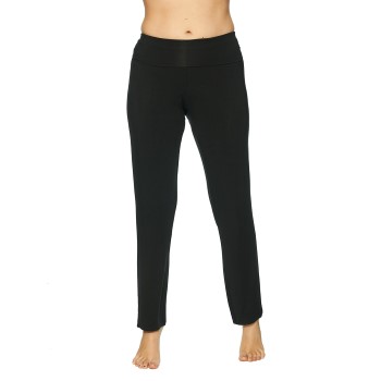 Se Lady Avenue Bamboo Lounge Pants Sort Bambus X-Large Dame ved Timarco