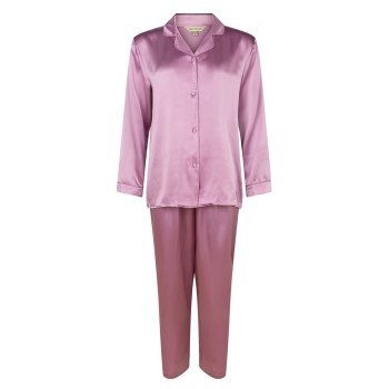 Se Lady Avenue Pure Silk Basic Pyjamas Rosa silke Medium Dame ved Timarco