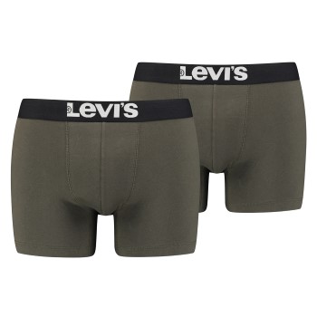 Levis 2P Base Boxer Khaki bomuld Large Herre