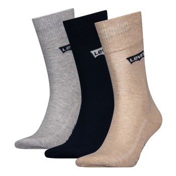 Levis Strømper 3P Base Regular Cut Sock Flerfarvet Str 43/46