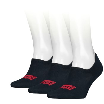 Levis Strømper 3P Footie High Rise Batwing Logo Socks Marineblå Str 39/42 Herre