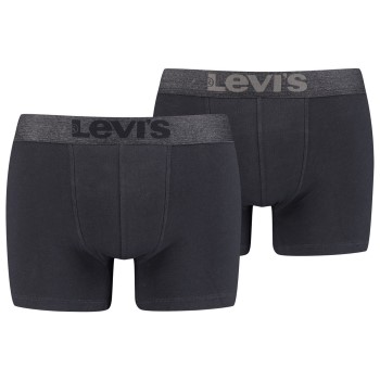 Levis 2P Organic Cotton Base Boxer Sort bomuld Medium Herre