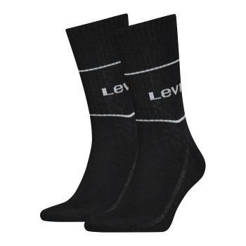 Levis Strømper 2P Organic Cotton Sock Sort Str 35/38