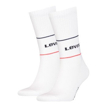 Levis Strømper 2P Organic Cotton Sock Hvid Str 35/38