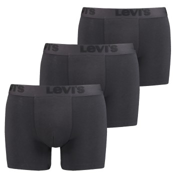 Levis 3P Premium Boxer Sort bomuld Large Herre