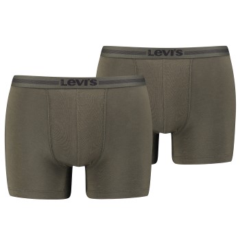 Levis 2P Tencel Boxer Brief Khaki lyocell Medium Herre