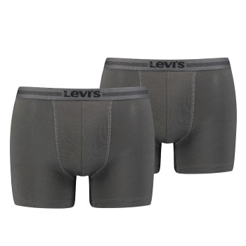 Levis 2P Tencel Boxer Brief Mørkgrå  lyocell Large Herre