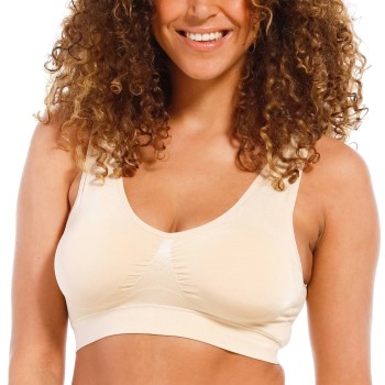 Magic Bh Comfort Bra Beige nylon Small Dame