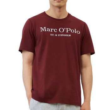 Se Marc O'Polo Marc O Polo Organic Cotton Basic SS Pyjama Rød økologisk bomuld X-Large Herre ved Timarco