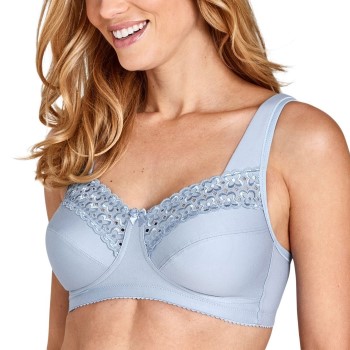 Miss Mary of Sweden Miss Mary Broderie Anglais Soft Bra Bh Blå C 80 Dame