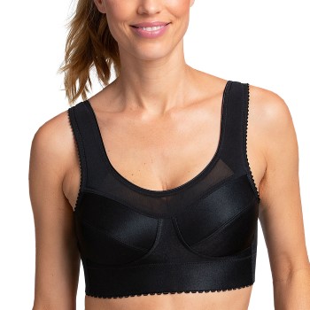 Miss Mary of Sweden Miss Mary Cotton Simplex Soft Bra Bh Sort E 75 Dame