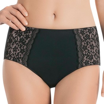 Anita Trusser Havanna Highwaist Brief Sort nylon 42 Dame