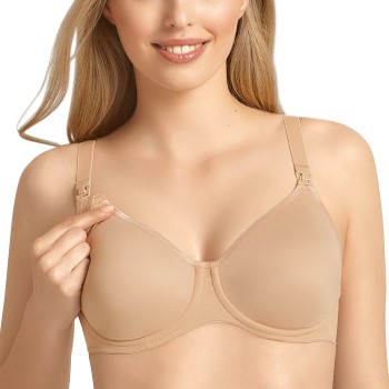 Anita Bh Microfiber Underwire Nursing Bra Beige C 75 Dame