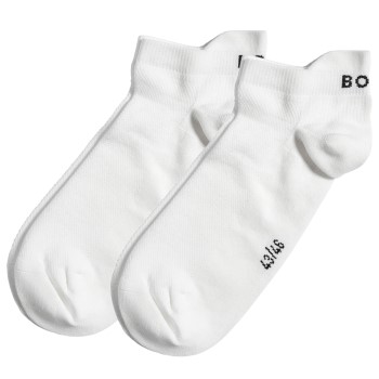 Björn Borg Strømper 2P Performance Solid Step Socks Hvid polyamid Str 43/46