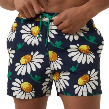 Björn Borg Badebukser Sylvester Swim Shorts Blå m. blomste polyester Medium Herre