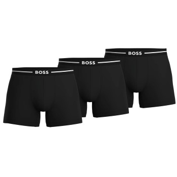 BOSS 3P Boxer Brief Bold Sort bomuld Medium Herre